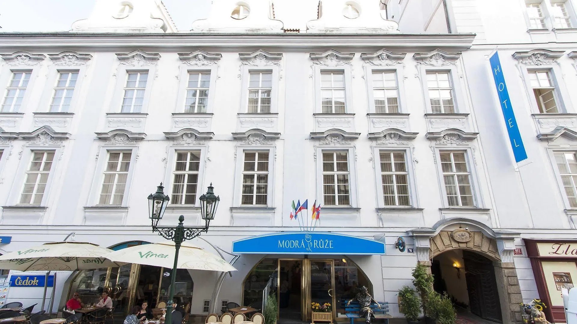 Hotel Modra Ruze Prága